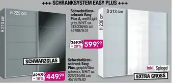 Möbel Boss Schwebetürenschrank Easy Plus A Angebot