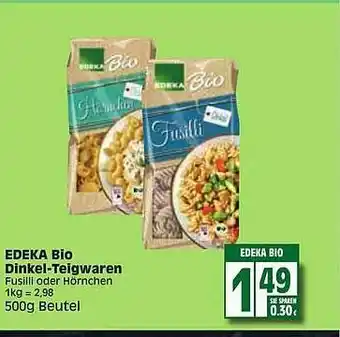 Edeka Edeka Bio Dinkel-teigwaren Angebot