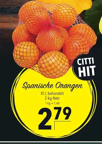 CITTI Markt Orangen 2kg Angebot