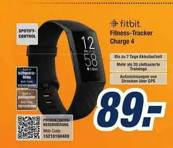 Expert Bening Fitbit Fitness-tracker Charge 4 Angebot