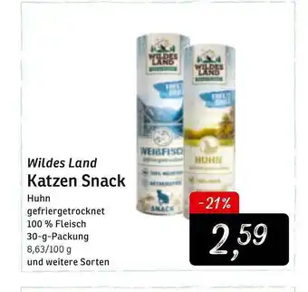 KONSUM Wildes Land Katzen Snack Angebot