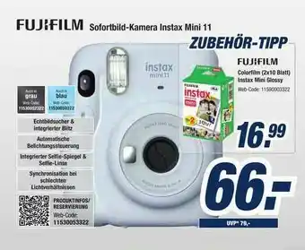 Expert Bening Fujifilm Sofortbild-kamera Instax Mini 11 Angebot