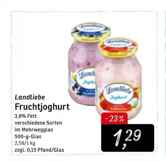 KONSUM Landliebe Fruchtjoghurt Angebot