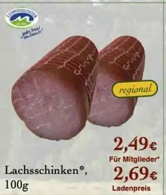 LPG Biomarkt Lachsschinken Angebot