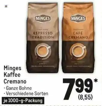 METRO Minges Kaffee Cremano Angebot