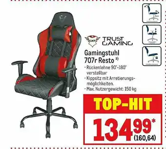 METRO Trust Gaming Gamingstuhl 707r Restro Angebot