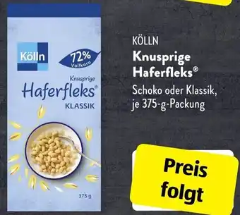 Aldi Süd Kölln Knusprige Haferfleks 375 g Packung Angebot