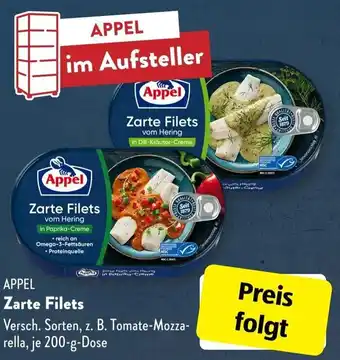 Aldi Süd Appel Zarte Filets 200 g Dose Angebot