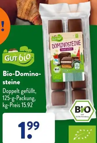 Aldi Süd Gut Bio Dominosteine 125 g Packung Angebot