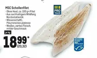 METRO Pro Trace Msc Schollenfilet Angebot