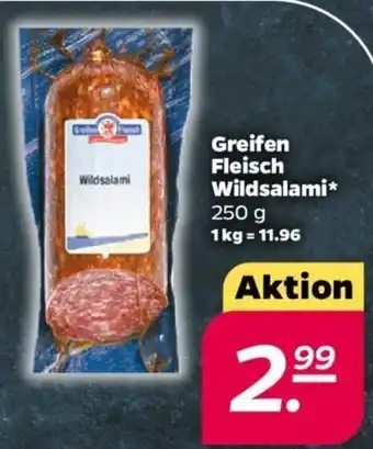 NETTO Greifen Fleisch Wildsalami 250 g Angebot