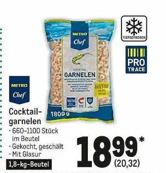 METRO Pro Trace Cocktail Garnelen Angebot