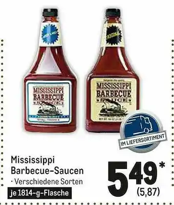 METRO Mississipi Barbecue-saucen Angebot