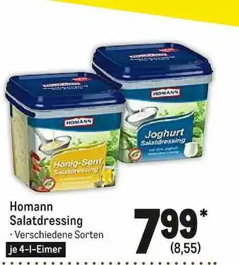 METRO Homann Salatdressing Angebot