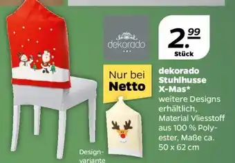 NETTO dekorado Stuhlhusse X-Mas Angebot