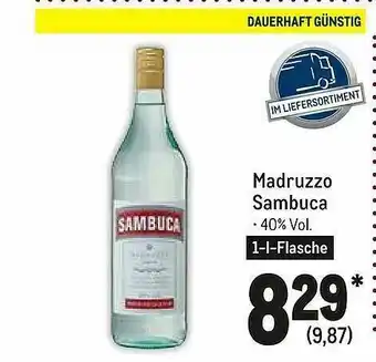 METRO Madruzzo Sambuca Angebot