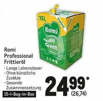 METRO Romi Professional Frittieröl Angebot