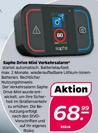 NETTO Saphe Drive Mini Verkehrsalarm Angebot