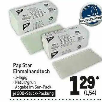 METRO Pap Star Einmalhachtuch Angebot