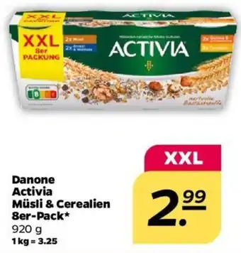 NETTO Danone Activia Müsli & Cerealien 8er Pack 920 g Angebot