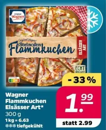 NETTO Original Wagner Flammkuchen Elsässer Art 300 g Angebot