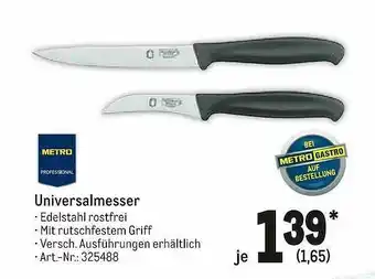 METRO Universalmesser Angebot