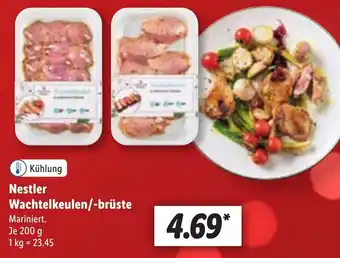 Lidl Nestler Wachtelkeulen/brüste 200 g Angebot