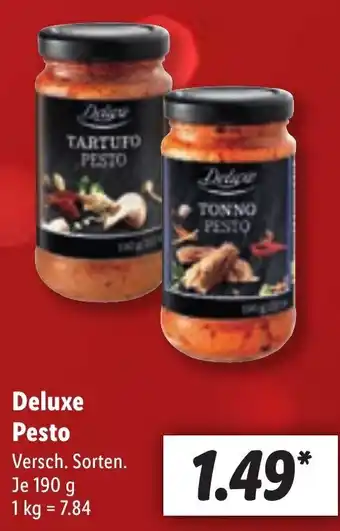 Lidl Deluxe Pesto 190 g Angebot