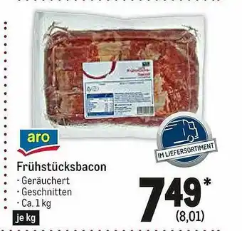 METRO Aro Frühstücksbacon Angebot