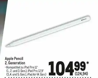 METRO Apple Pencil 2.generation Angebot