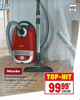 METRO Miele Bodenstaubsauger Complete C2 Tango Ecoline Angebot