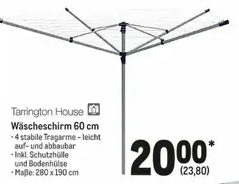 METRO Tarrington House Wäscheschirm 60 Cm Angebot