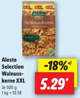 Lidl Alesto Selection Walnusskerne XXL 500 g Angebot