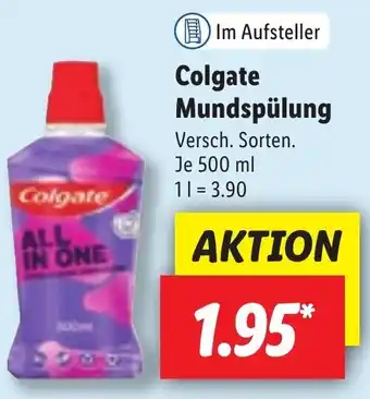 Lidl Colgate Mundspülung 500 ml Angebot