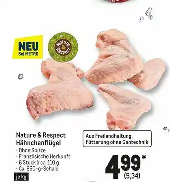 METRO Nature & Respect Hähnchenflügel Angebot