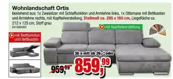 Möbelfundgrube Wohnlandschaft Ortis Angebot