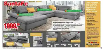 Möbelfundgrube Wohnlandschaft Santa Fe Angebot