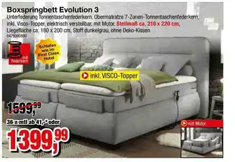 Möbelfundgrube Boxspringbett Evolution 3 Angebot