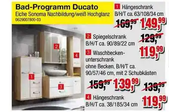 Möbelfundgrube Bad-programm Ducato Angebot