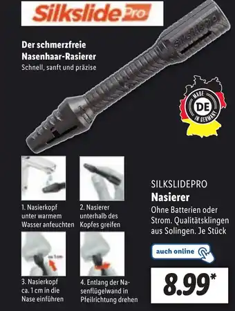 Lidl Silkslide Pro Nasierer Angebot