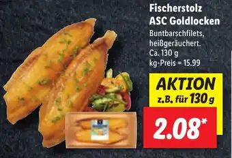 Lidl Fischerstolz ASC Goldlocken 130 g Angebot