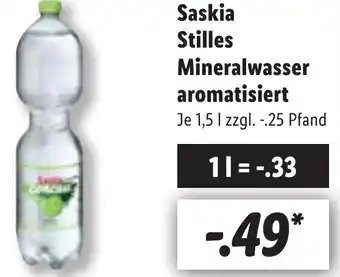 Lidl Saskia Stilles Mineralwasser aromatisiert 1,5 L Angebot