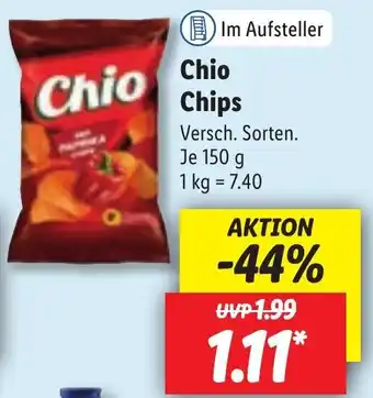 Lidl Chio Chips 150 g Angebot