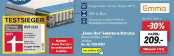 Lidl Emma One Federkern Matratze Angebot