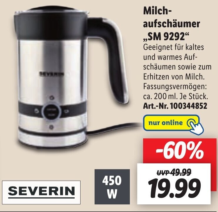 Luxus Severin Milchaufschumer Sm 9292 Fotos
