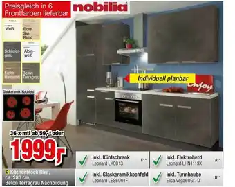 Möbelfundgrube Nobilia Küchenblock Riva Angebot