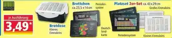 Norma Brotdose, Brettchen Angebot