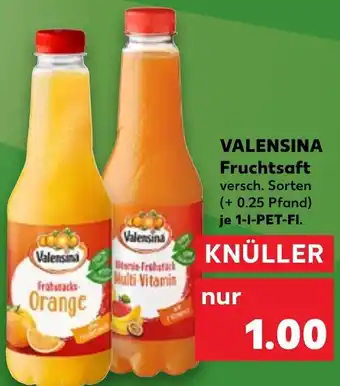 Kaufland Valensina Fruchtsaft 1 L PET Fl. Angebot