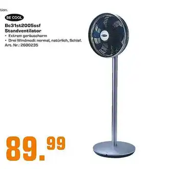 Saturn Be Cool Bc31st2005ssf Standventilator Angebot