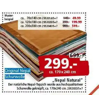 Segmüller Teppich „nepal Natural” Angebot